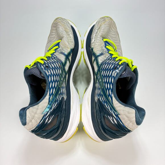 ASICS Gel Nimbus 18 Blue Gray Running Shoes Trainers T601N Men's Size 14 EE - Picture 7 of 10